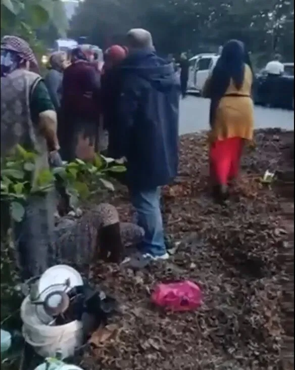 Düzce'de tarım aracı facianın eşiğinden döndü: Römorktaki 11 kişi yola savruldu