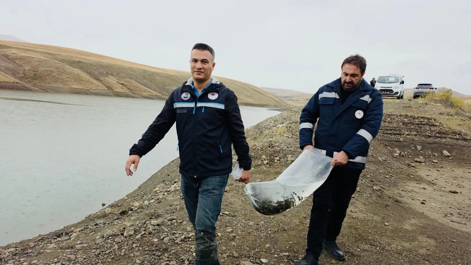 Van'ın sularında devasa hareketlilik: 700 bin yeni misafir göletlere bırakıldı
