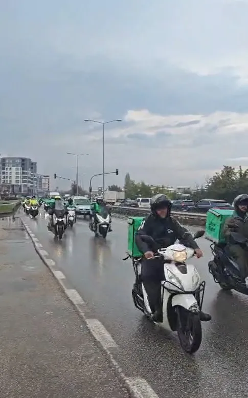 Bursa'da motokuryelerin hüzünlü vedası: 56 günlük yaşam mücadelesi son buldu