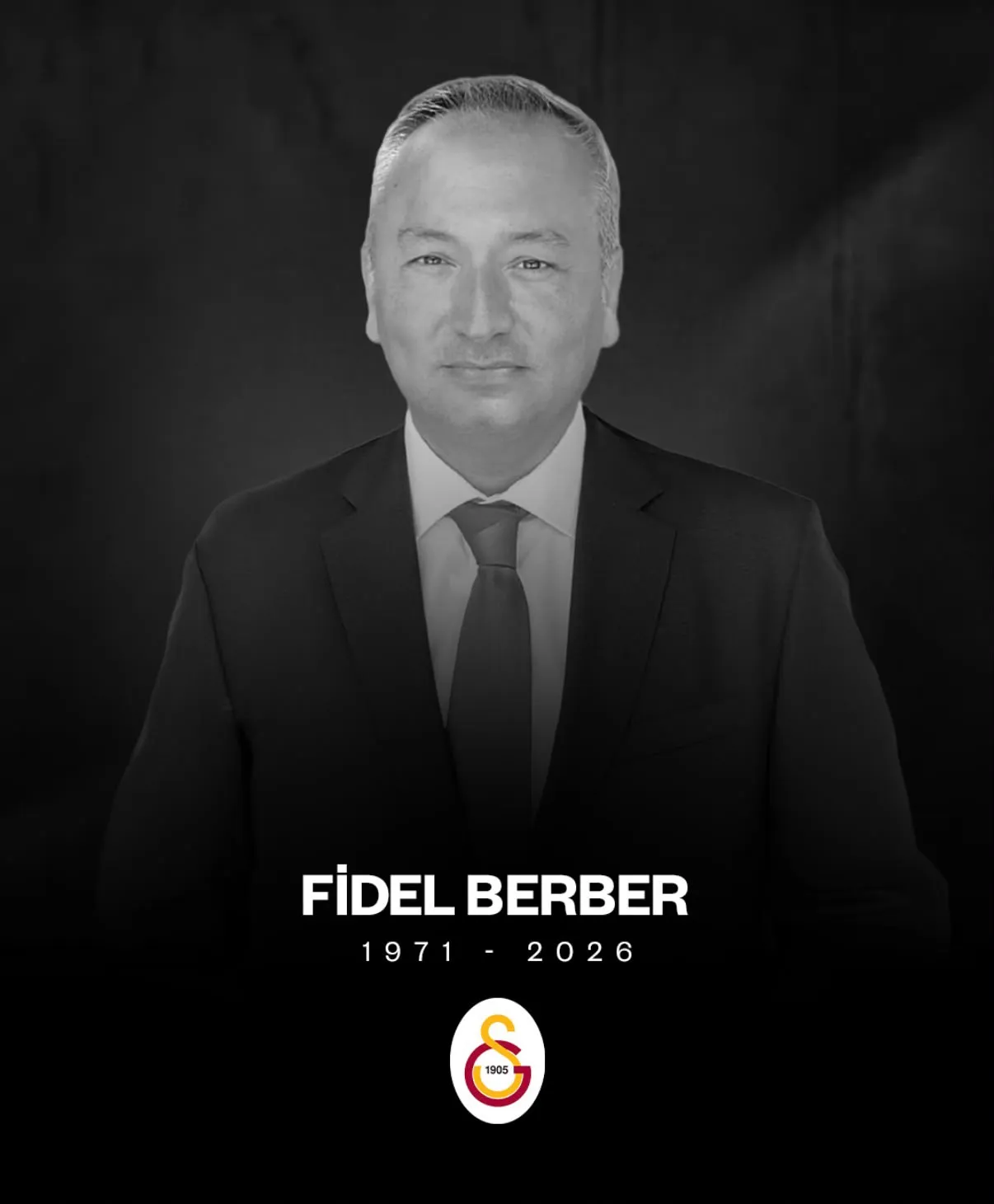 Galatasaray camiasını yasa boğan veda: Fidel Berber son yolculuğuna uğurlandı