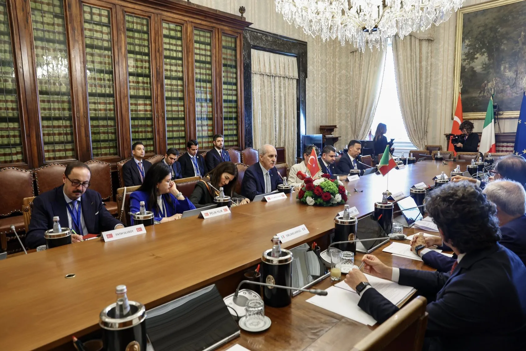 Roma'da kritik zirve: Kurtulmuş ve La Russa'dan parlamenter diplomasi mesajı
