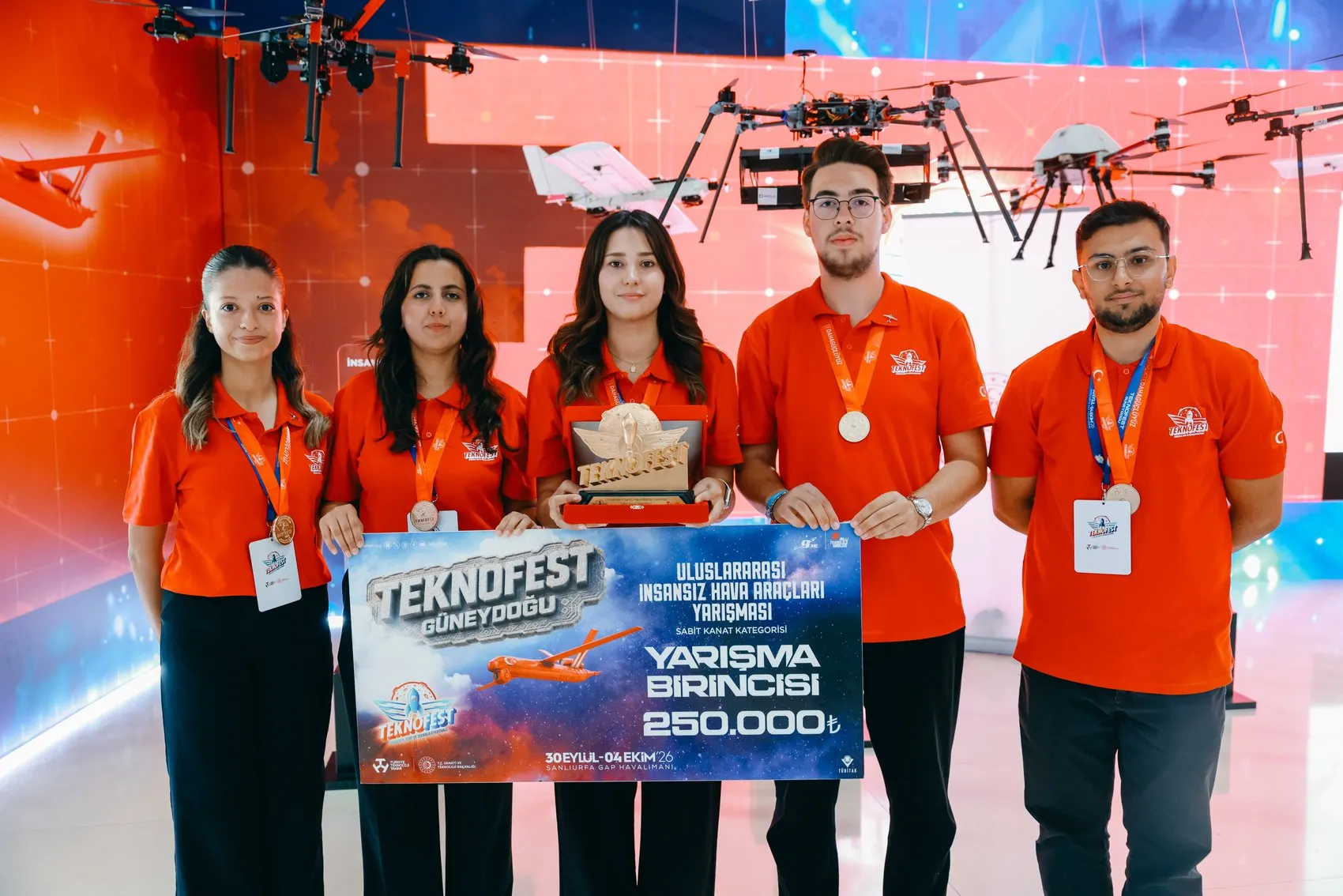 Gaziantep'in gururu TEKNOFEST'te tarih yazdı: Üst üste gelen şampiyonluklar