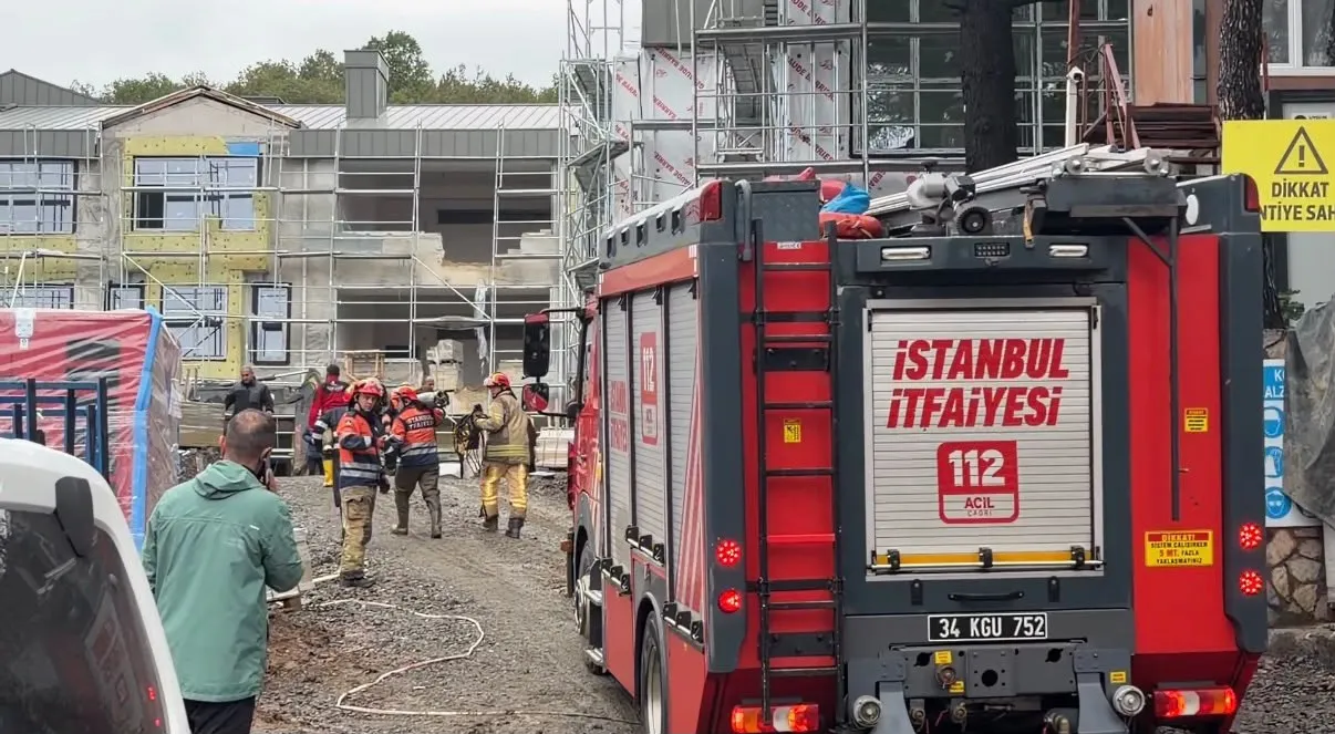 Beykoz'daki okul inşaatında sel felaketinin acı bilançosu: Bir işçi hayatını kaybetti