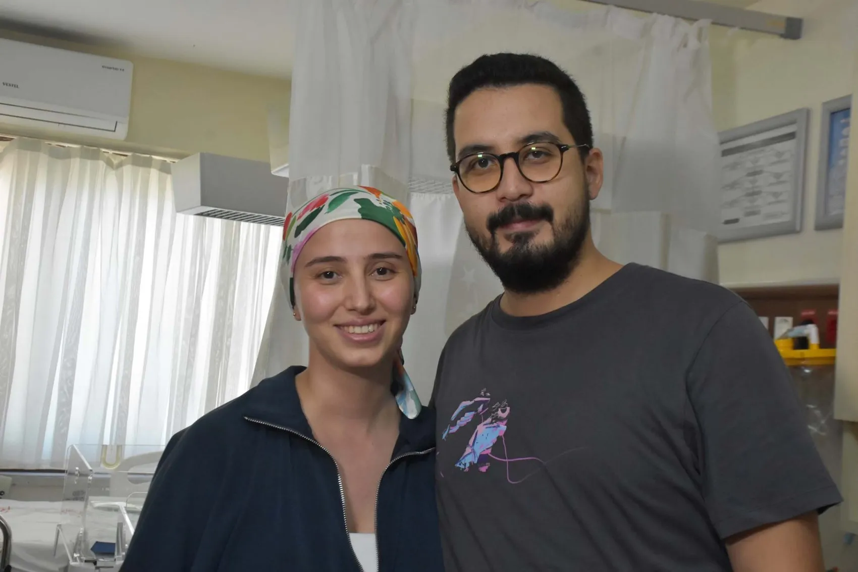 Kucağında bebeğiyle kansere meydan okuyor: O olmasa yataktan çıkamazdım