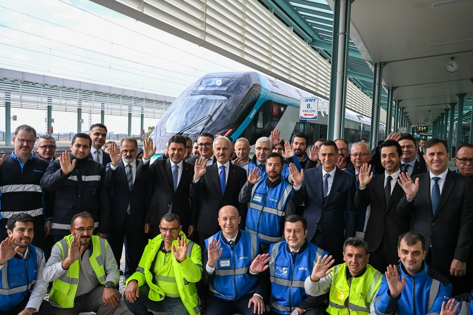 Ankara-Kırıkkale hattında tarihi an: Milli Hızlı Tren raylara indi