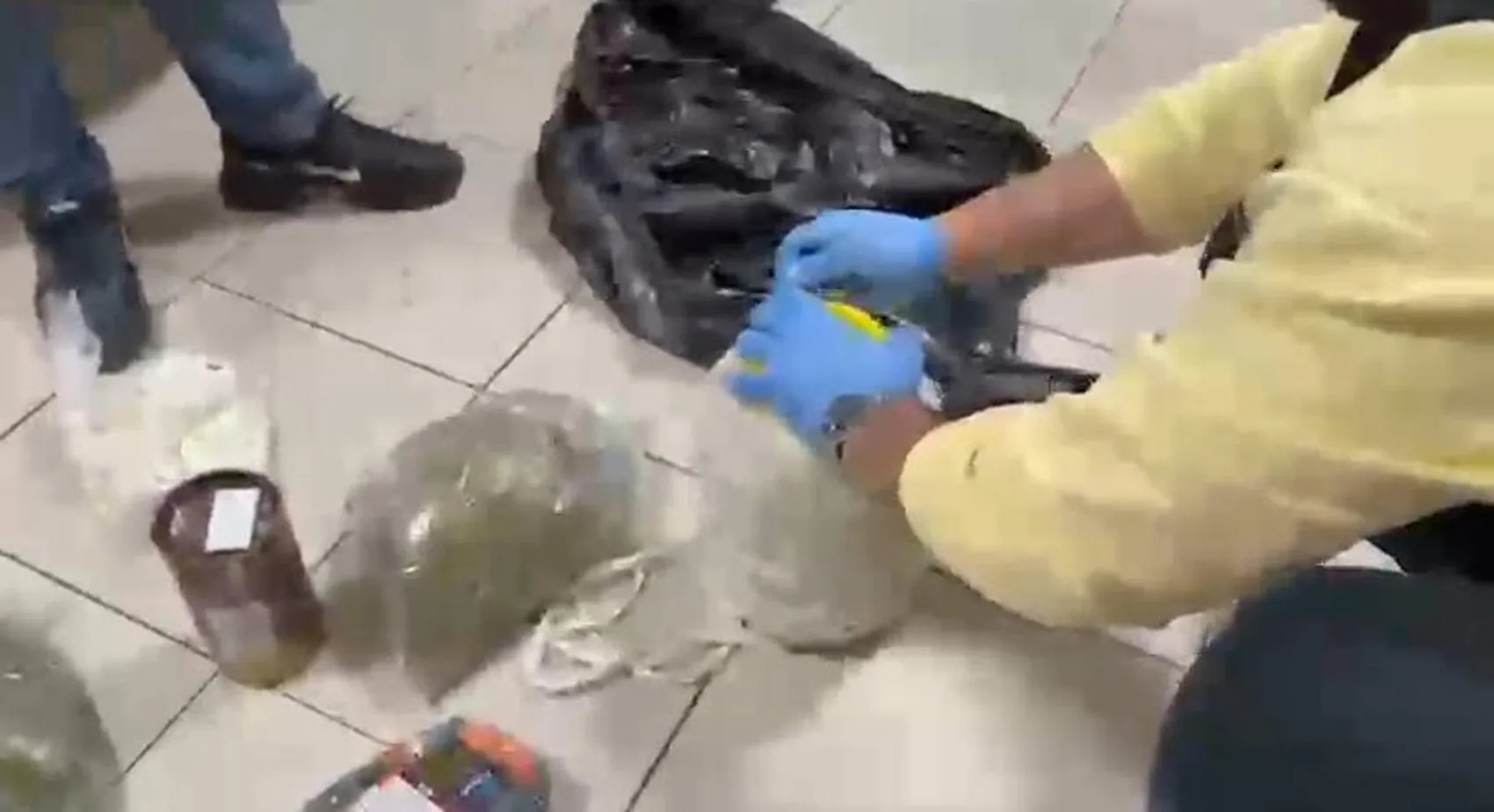 Peynir bidonunda zehir sevkiyatı: Terminalde kıskıvrak yakalandı