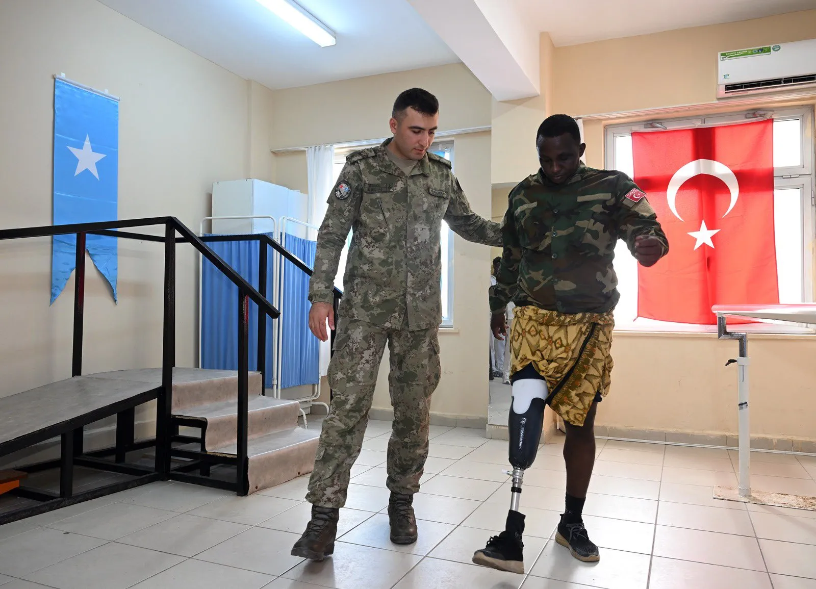 Somali'de Türk eli: Gazilerin yeniden yürüyebilmesi için büyük adım