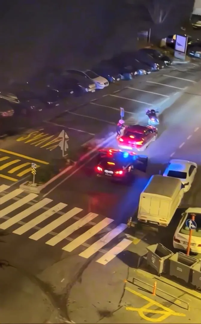 Beşiktaş’ta gece yarısı havai fişekli eğlence polise takıldı: Kaçış planı kısa sürdü