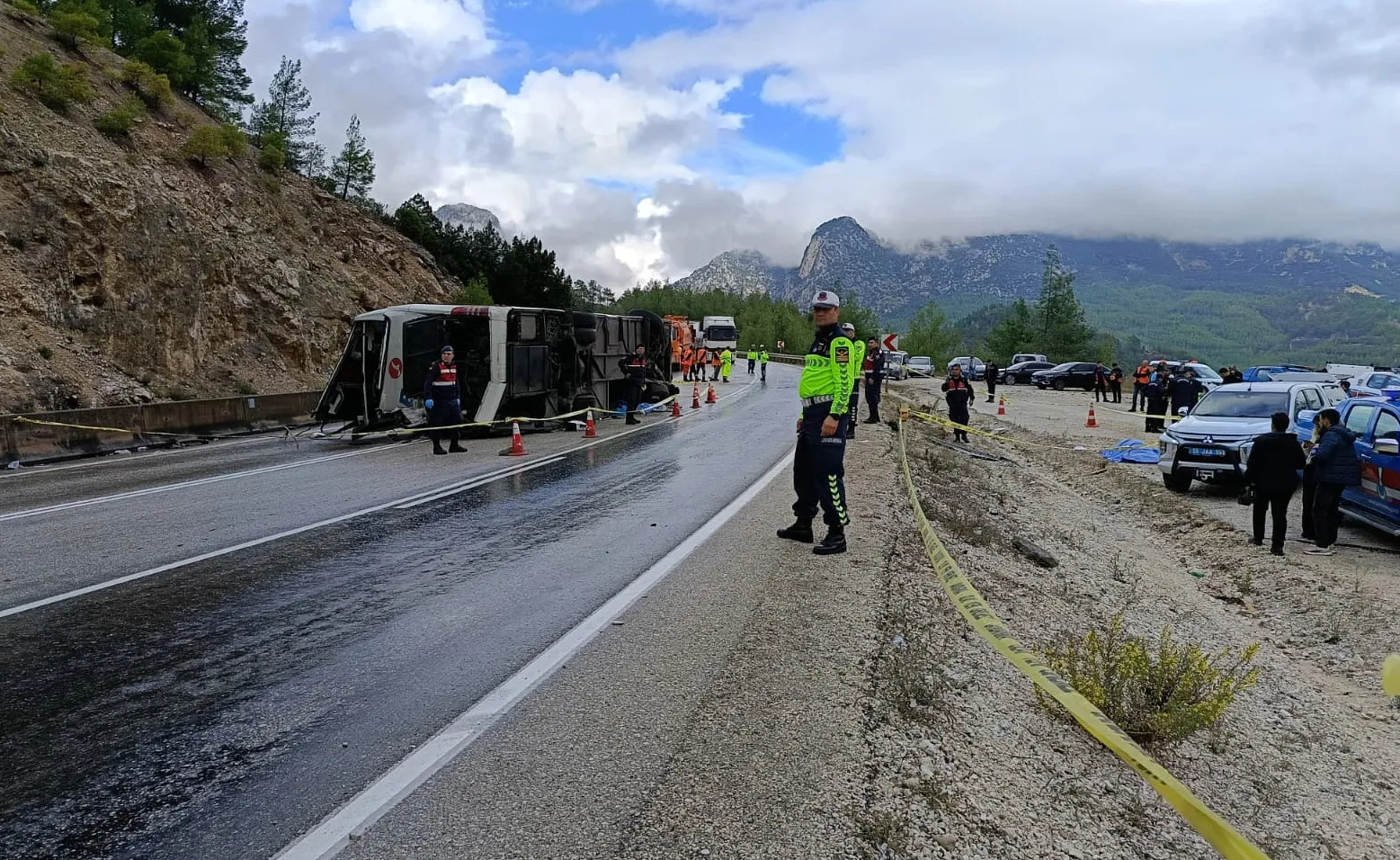 Dereboğazı'nda korkunç kaza: Dinlenme kabinindeki yedek şoför hayatını kaybetti