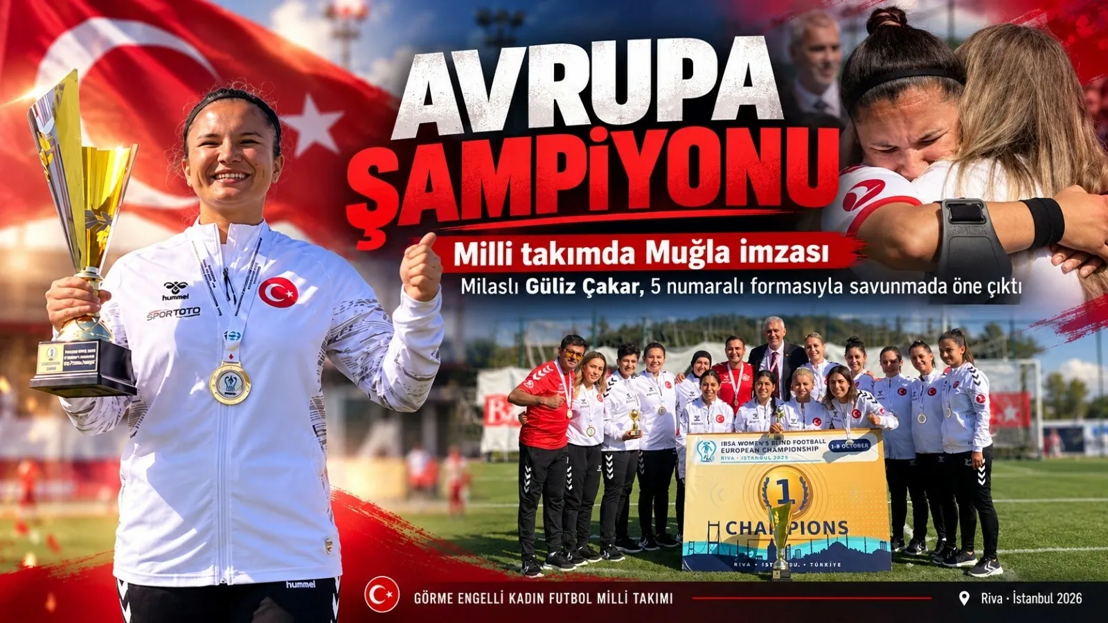Muğla'nın gururu Avrupa'nın zirvesinde: Güliz Çakar tarih yazan kadroda