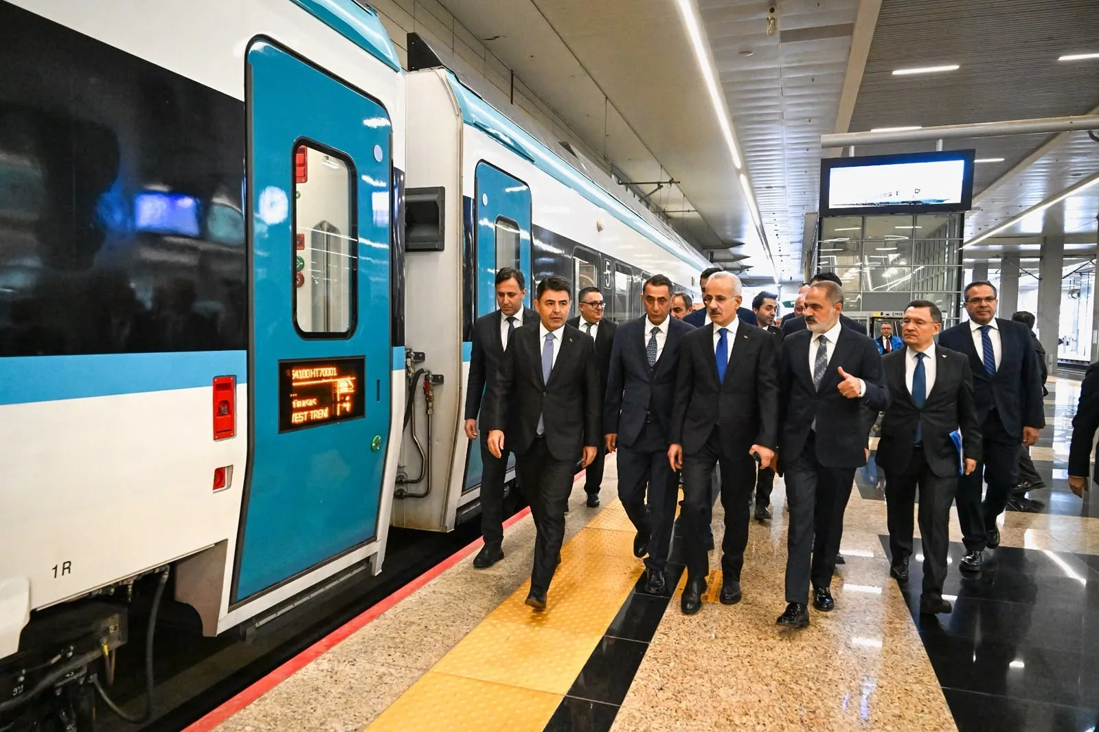 Ankara-Kırıkkale hattında tarihi an: Milli Hızlı Tren raylara indi