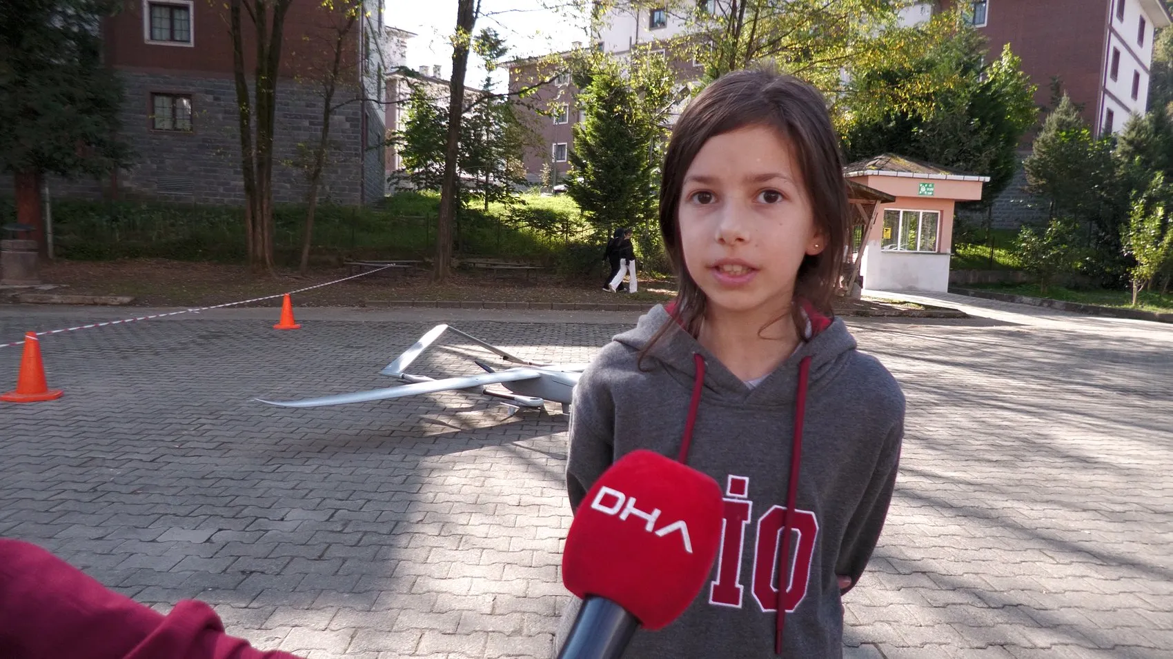 Rize'de okul bahçesi teknoloji üssüne dönüştü: Öğrenciler BAHA ile tanıştı