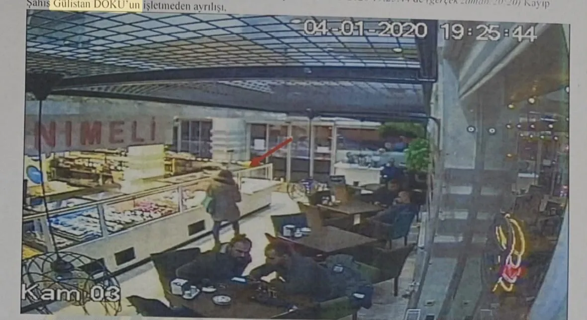 Gülistan Doku dosyasında şok detay: Çalıştığı kafenin iç kamera kayıtları sırra kadem bastı