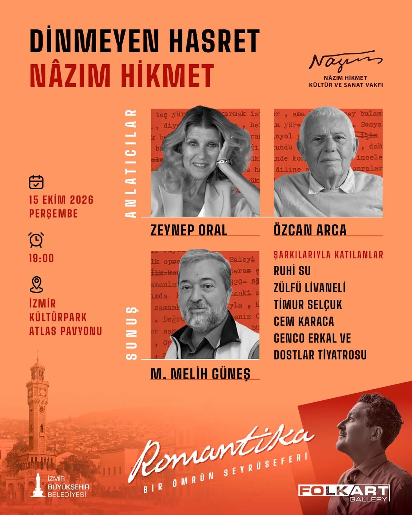 Nâzım Hikmet’in izinde İzmir’de sanat şöleni: Romantika sergisi özel etkinliklerle derinleşiyor