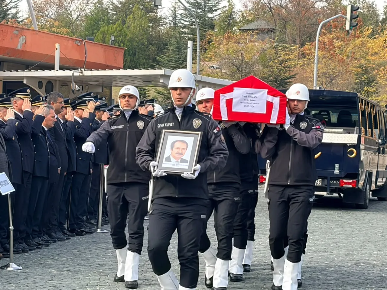 Devletin zirvesi Ünal Erkan'a veda etti: Ankara'da hüzünlü uğurlama