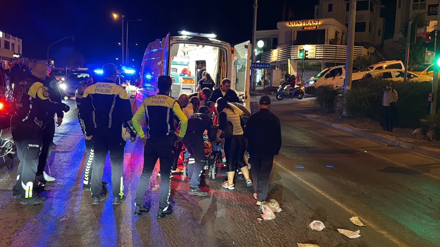 Bodrum'da yürek yakan kaza: Güvenlik kamerası o anları saniye saniye kaydetti