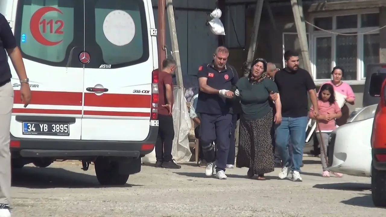 Silivri'de yürek yakan manzara: Ahır yangını sonrası besici çift hastanelik oldu