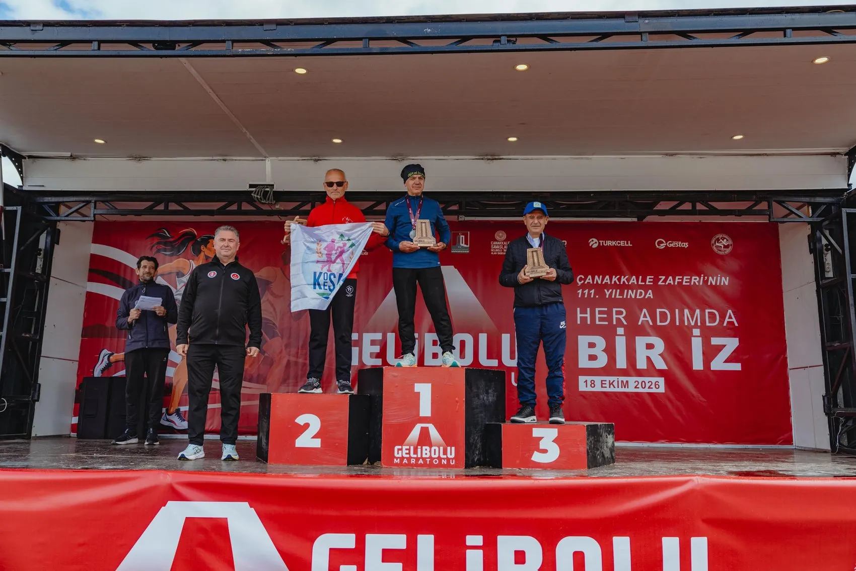 Gelibolu'nun zorlu parkurunda zafer kürsüsü sahiplerini buldu