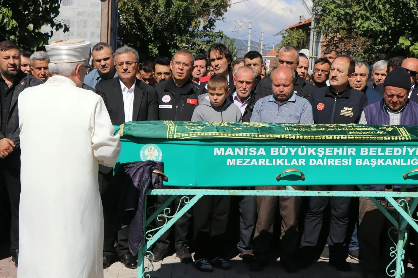 Soma'daki acı veda: Maden şehidi Kerim Ören son yolculuğuna uğurlandı
