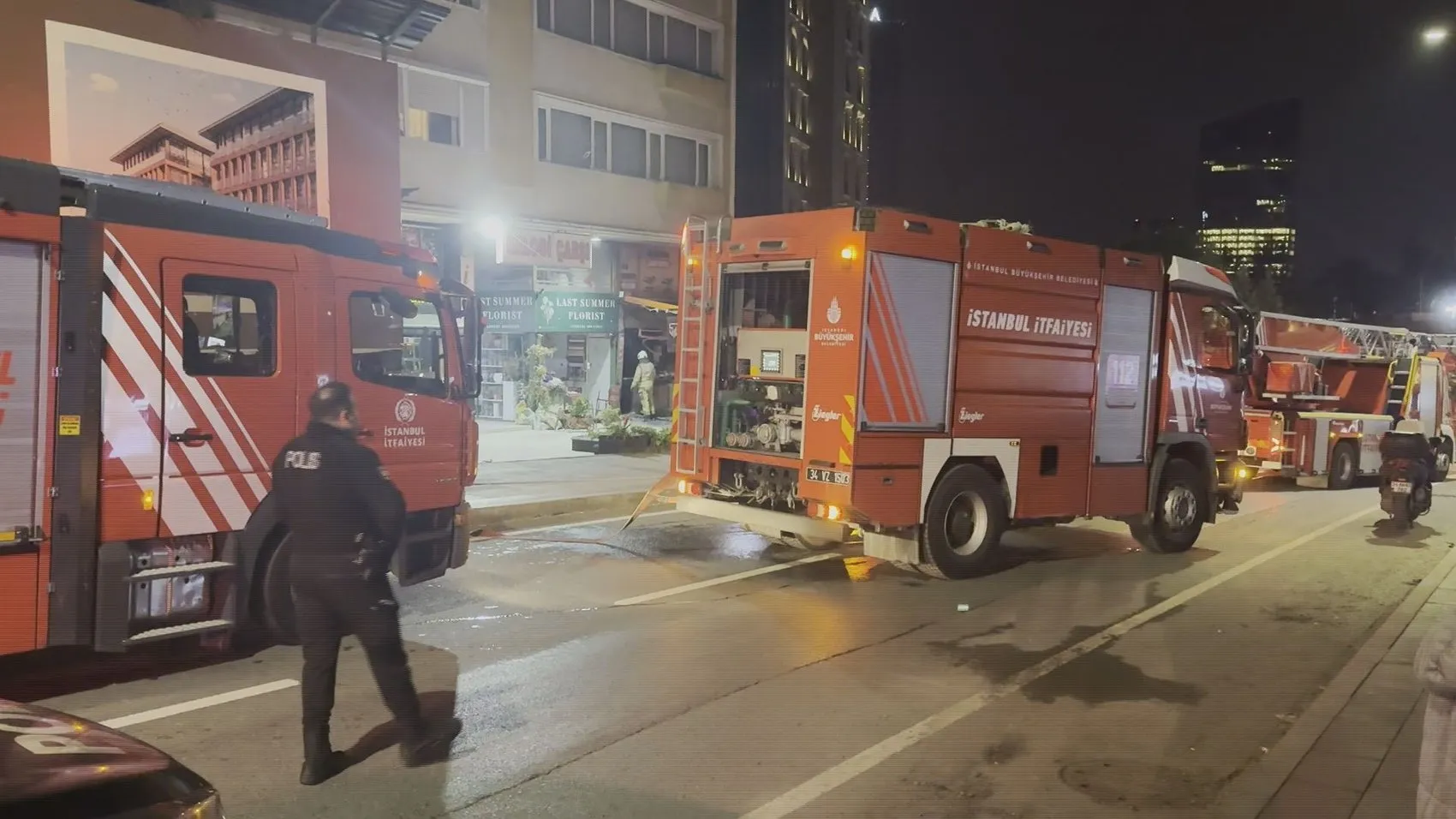 Etiler'in kalbinde gece yarısı dehşeti: Restoran küle döndü