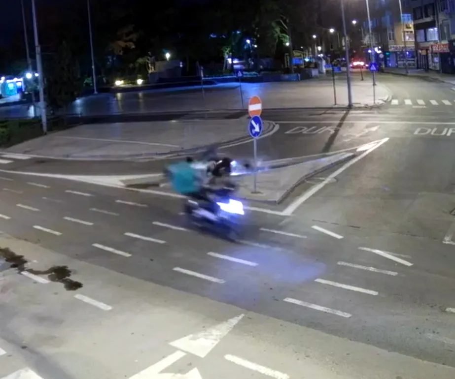 Çorlu'da gece yarısı dehşeti: İki motosikletin çarpışma anı saniye saniye kaydedildi