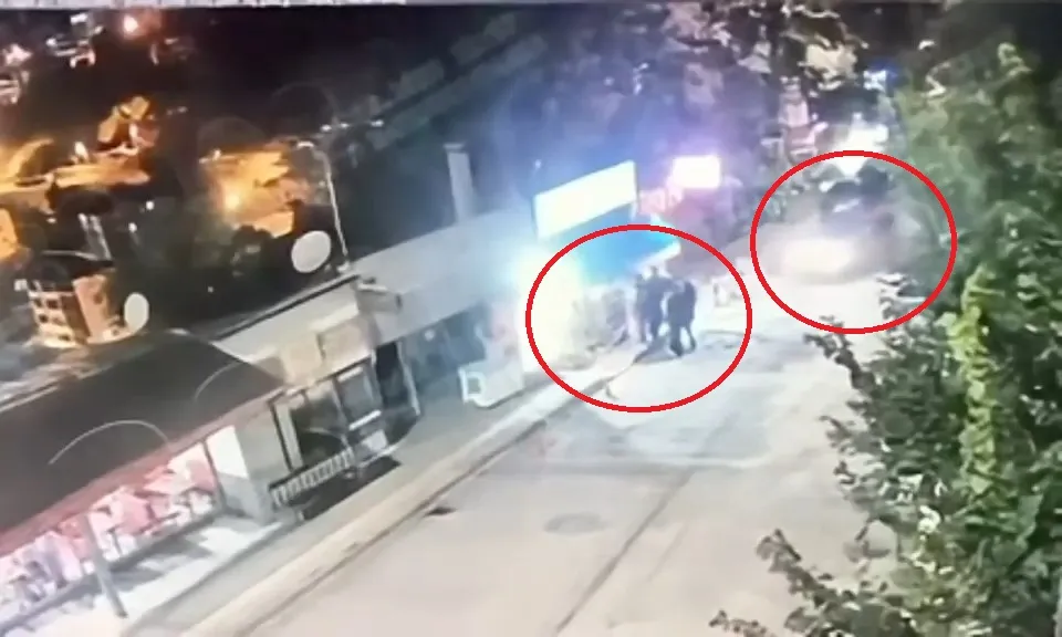 Tunceli'de dehşet anları: Büfe önündeki kalabalığa daldı