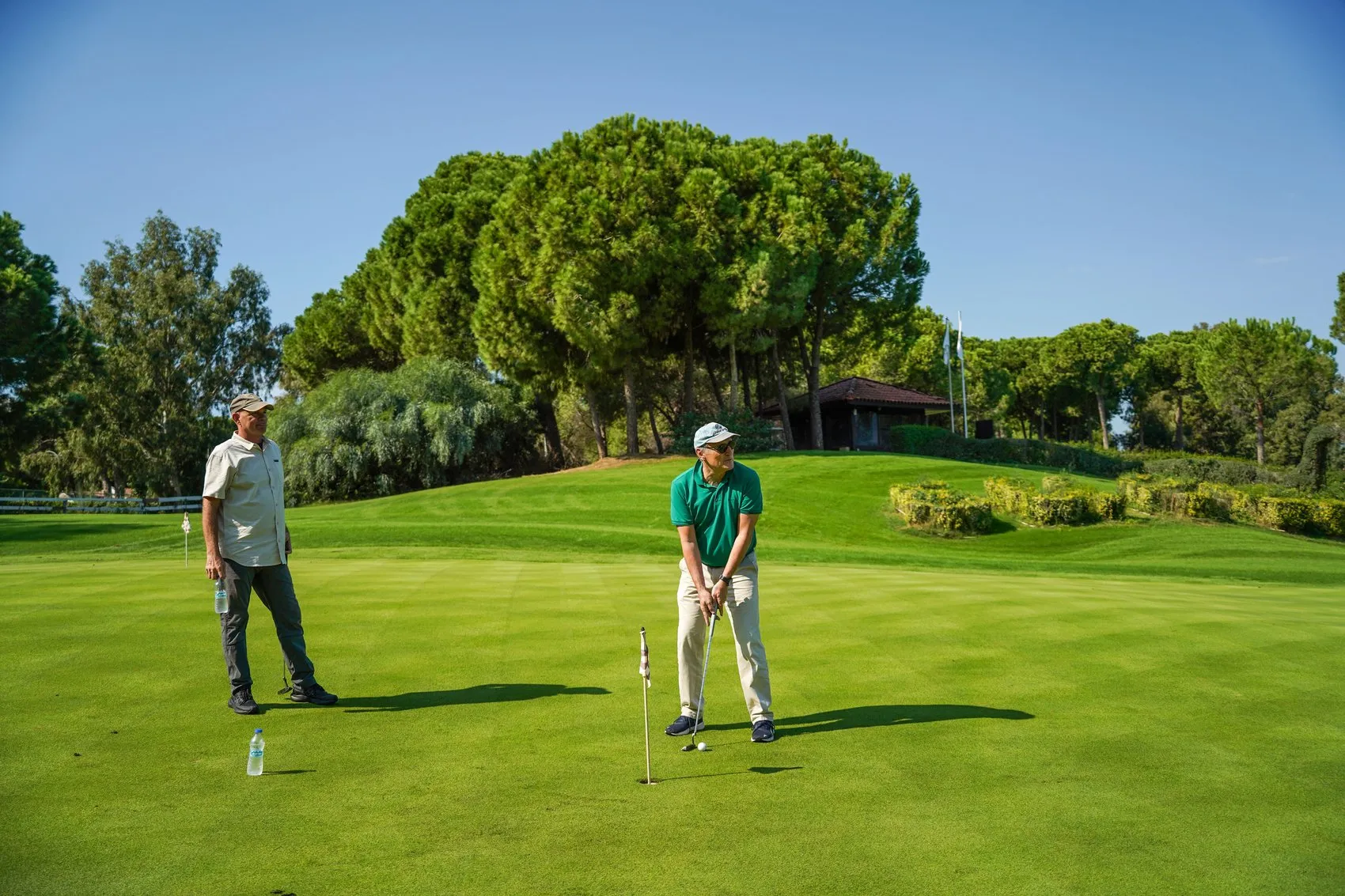 Uzaydan yeşil sahalara: Astronotlar Belek'in golf turizmi için sahaya indi