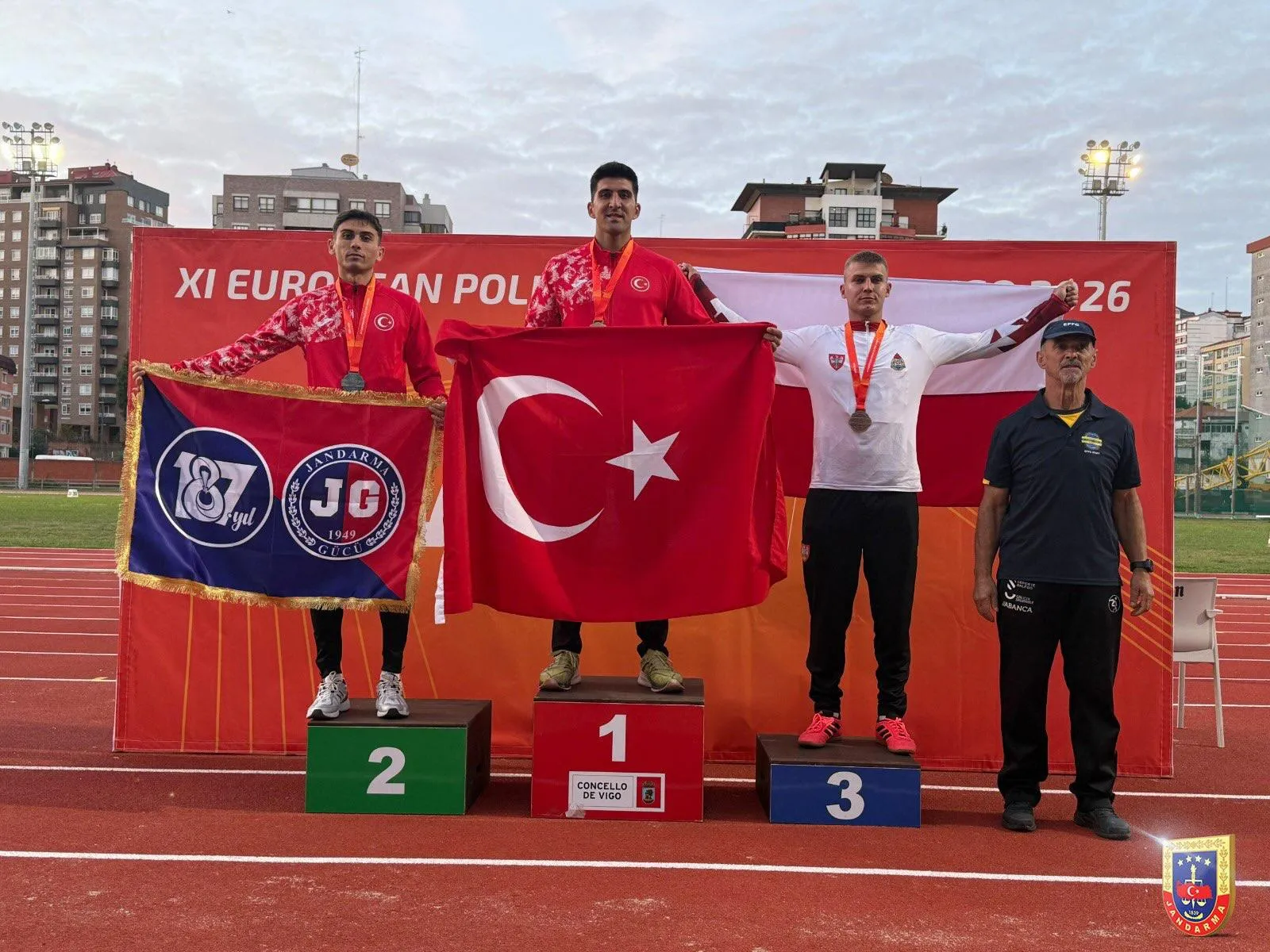İspanya'da Türk Rüzgarı: Jandarma Gücü 101 Madalyayla Tarih Yazdı
