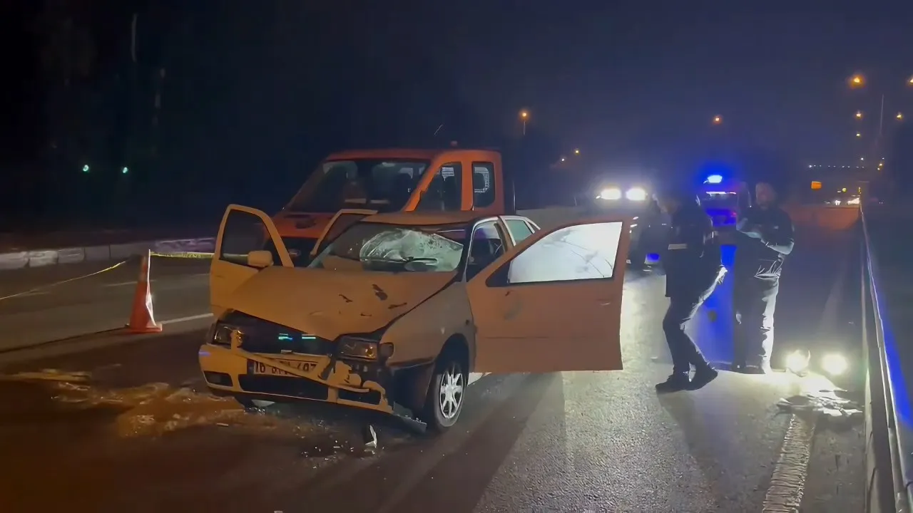 Bursa'da gece yarısı acı olay: Yolun karşısına geçmek isterken canından oldu