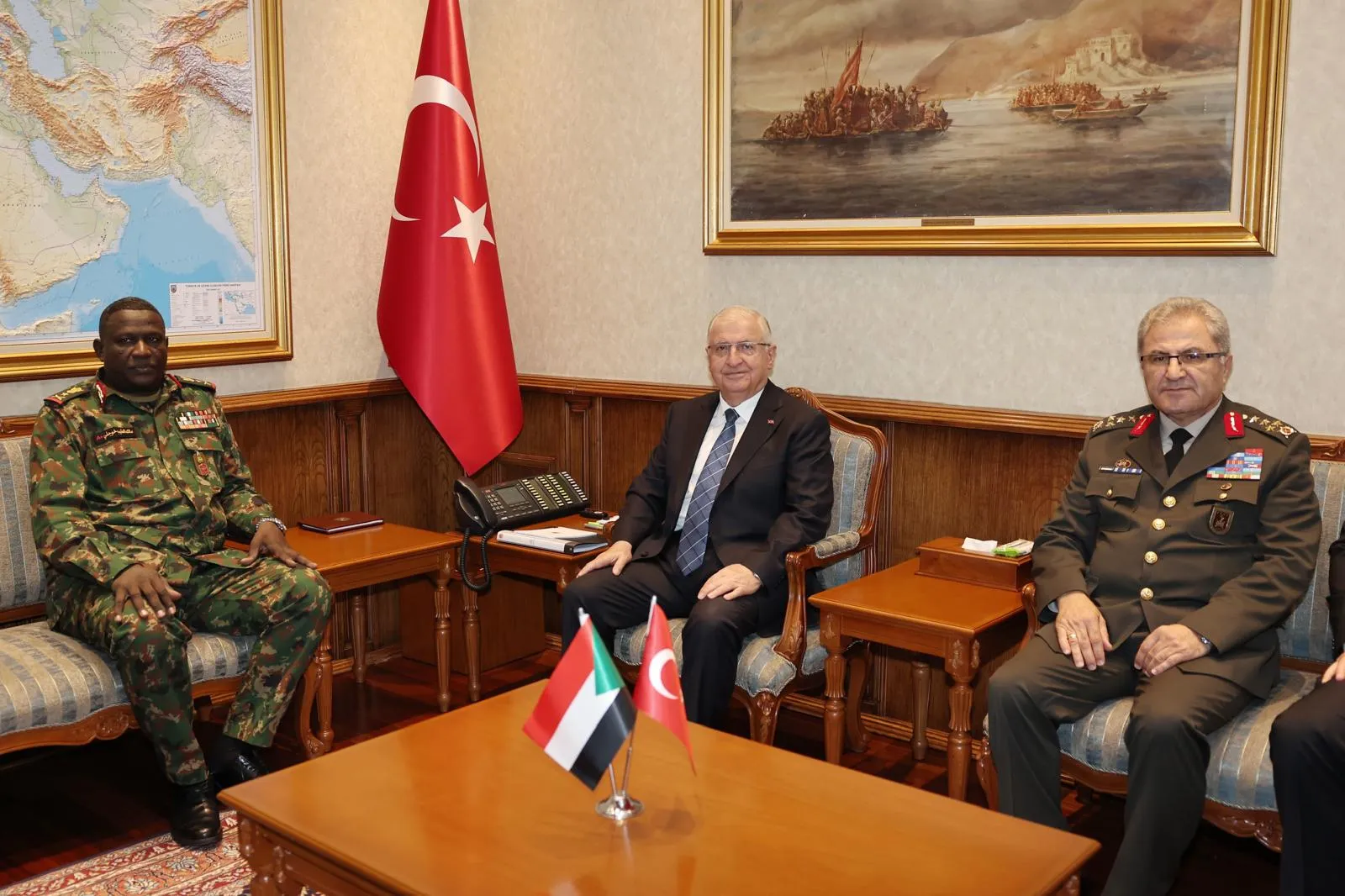 Ankara'da kritik savunma teması: Sudanlı komutan ile üst düzey görüşme