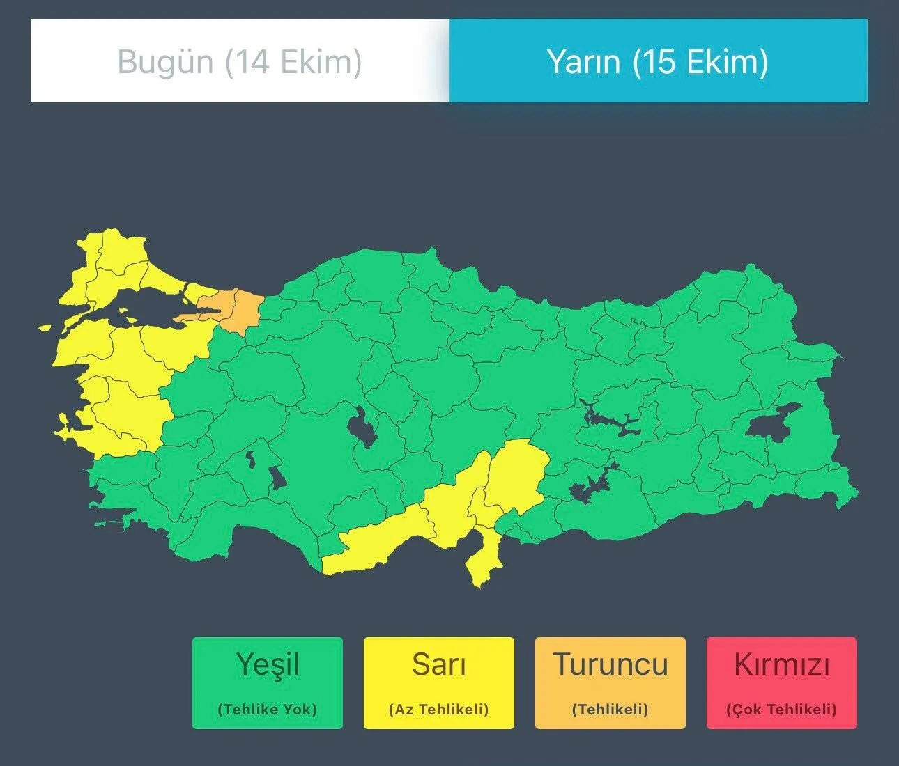 Meteorolojiden kritik uyarı: Türkiye genelinde hava durumu alarmı verildi
