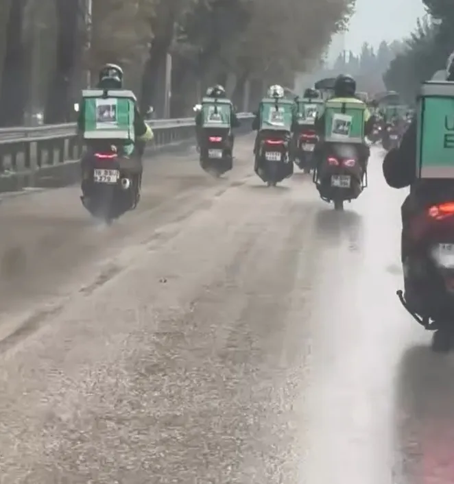Bursa'da motokuryelerin hüzünlü vedası: 56 günlük yaşam mücadelesi son buldu