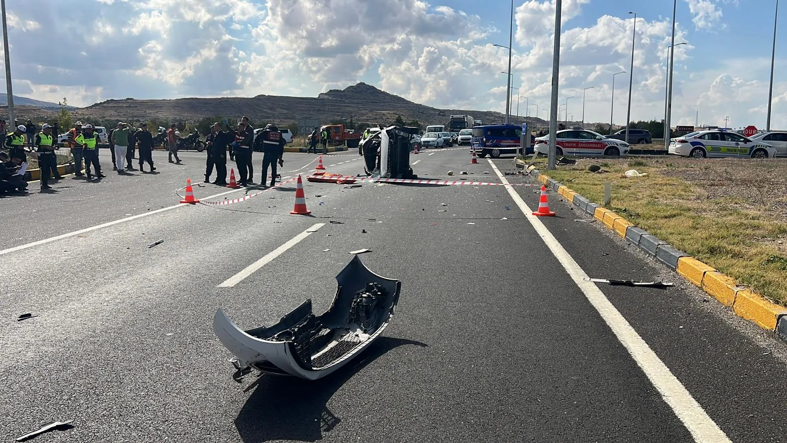 Nevşehir'de acı veda: Kavşaktaki feci kazada yaşlı çift hayatını kaybetti