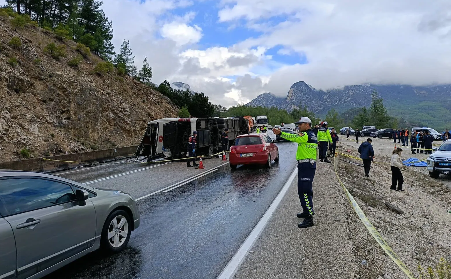Dereboğazı'nda korkunç kaza: Dinlenme kabinindeki yedek şoför hayatını kaybetti