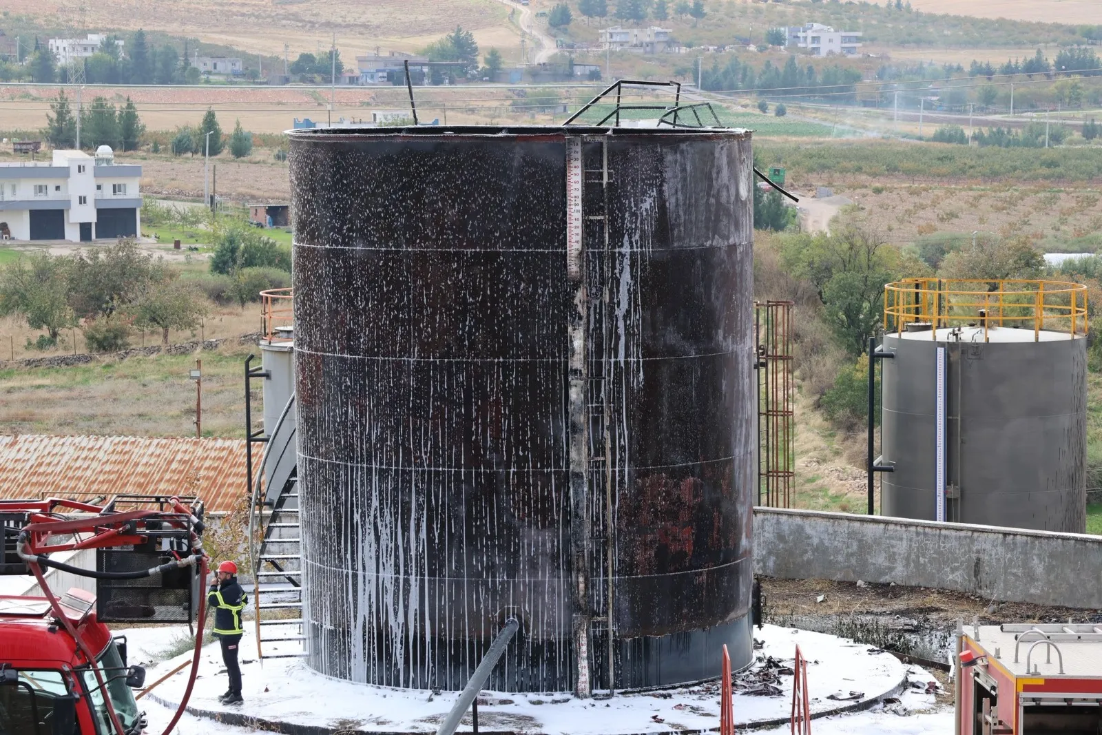 Kurtalan'daki petrol sahasında korku dolu anlar: İki kişi hastaneye kaldırıldı