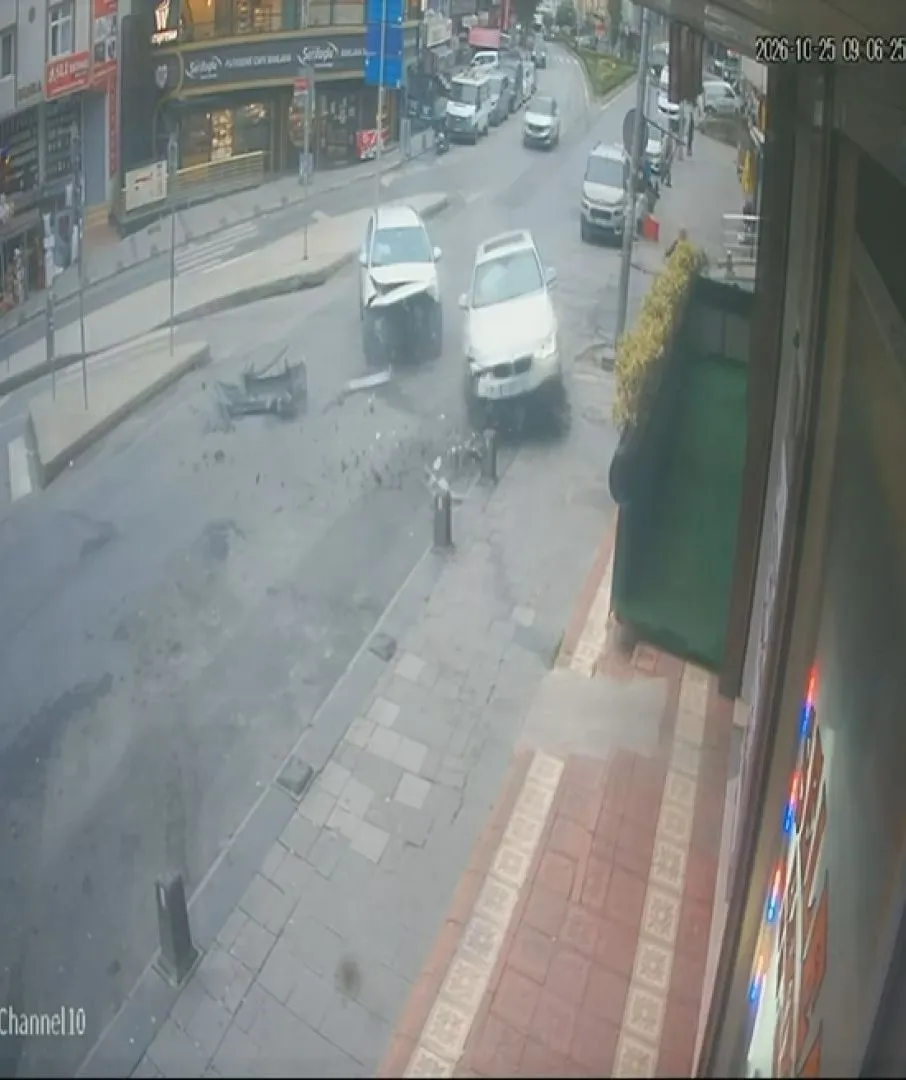 Arnavutköy'de saniyelerle gelen mucize: Kaldırım boştu, facia önlendi