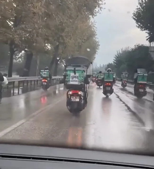 Bursa'da motokuryelerin hüzünlü vedası: 56 günlük yaşam mücadelesi son buldu