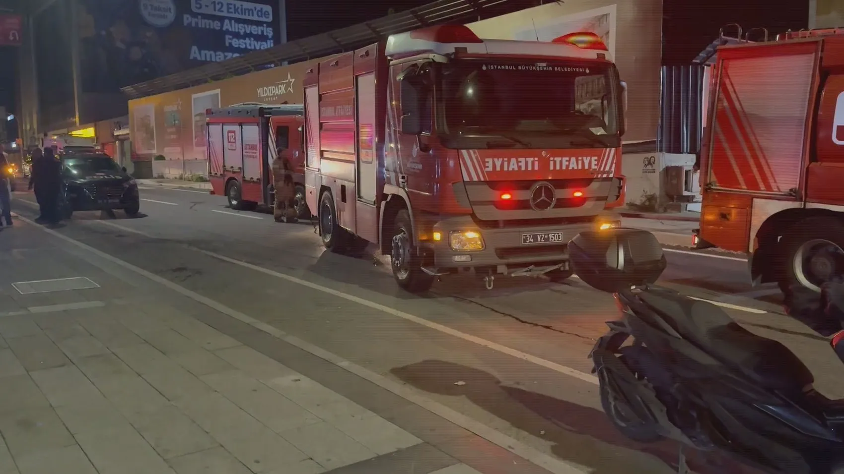 Etiler'in kalbinde gece yarısı dehşeti: Restoran küle döndü