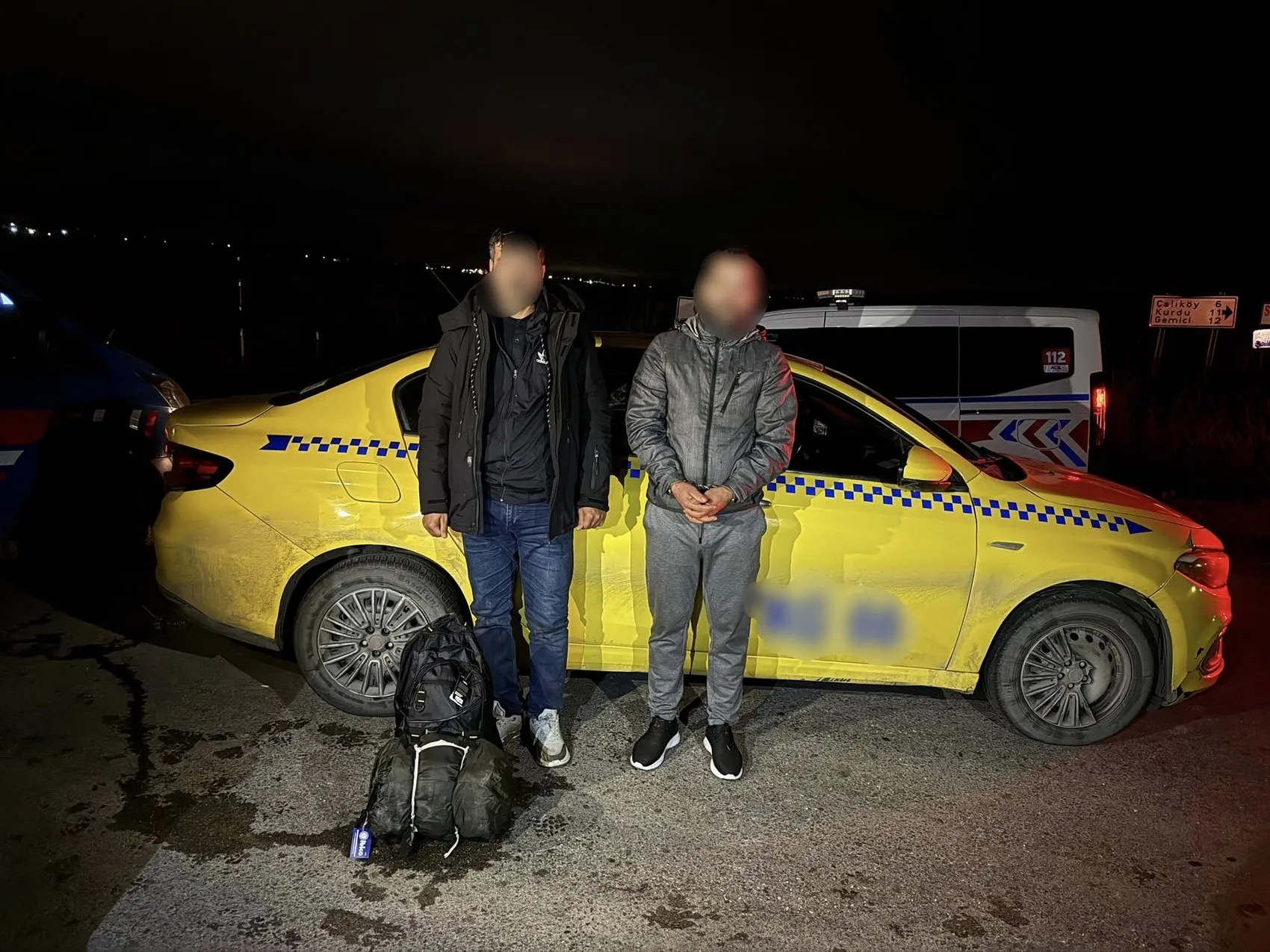 Uzunköprü kırsalında kaçak göç operasyonu: Takside başlayan takip 10 kişiyle sonuçlandı