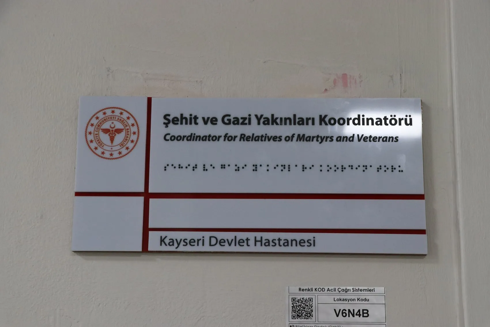 Kayseri'de vefa adımı: Şehit yakınları ve gaziler için hastanede özel koruma kalkanı
