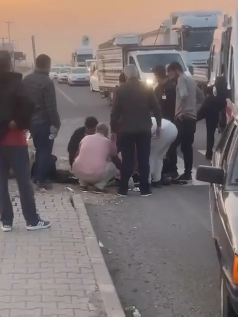 Bismil'de korku dolu anlar: Güvenlik kamerası o dehşet saniyelerini kaydetti