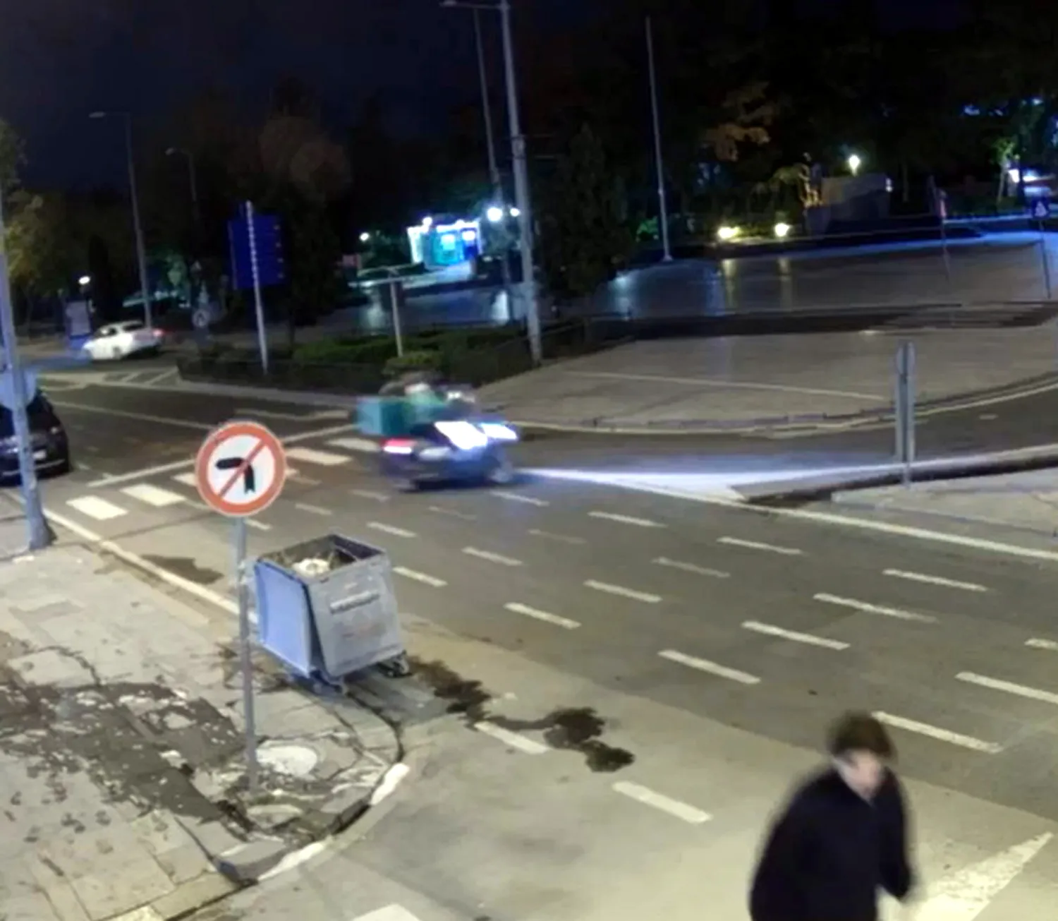 Çorlu'da gece yarısı dehşeti: İki motosikletin çarpışma anı saniye saniye kaydedildi