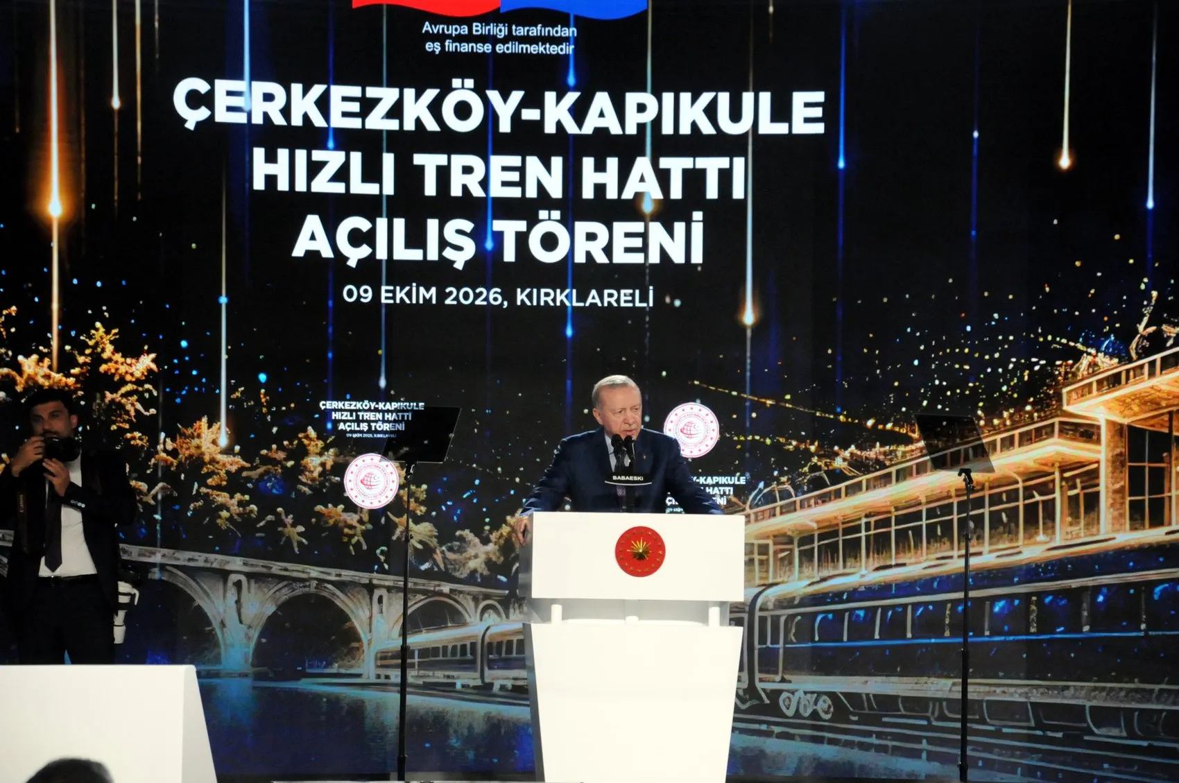 Trakya'nın ulaşım çehresini değiştiren dev adım: Hızlı tren hattında ilk sefer Cumhurbaşkanı'ndan