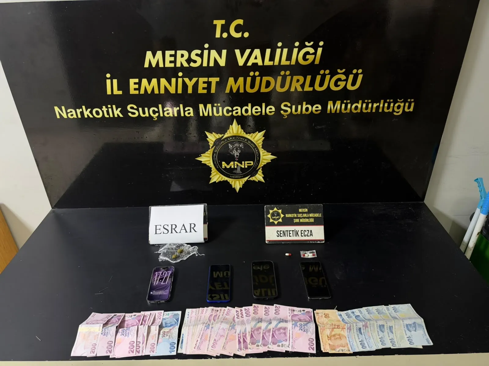 Mersin'de zehir tacirlerine geçit yok: İki şüpheli cezaevine gönderildi