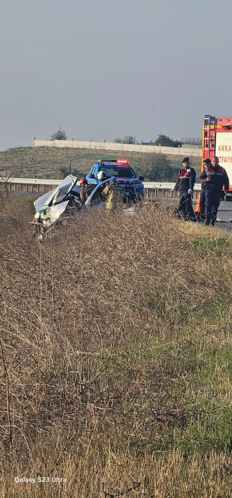 Polatlı yolunda sabahın ilk ışıklarında gelen acı haber: 3 can kaybı