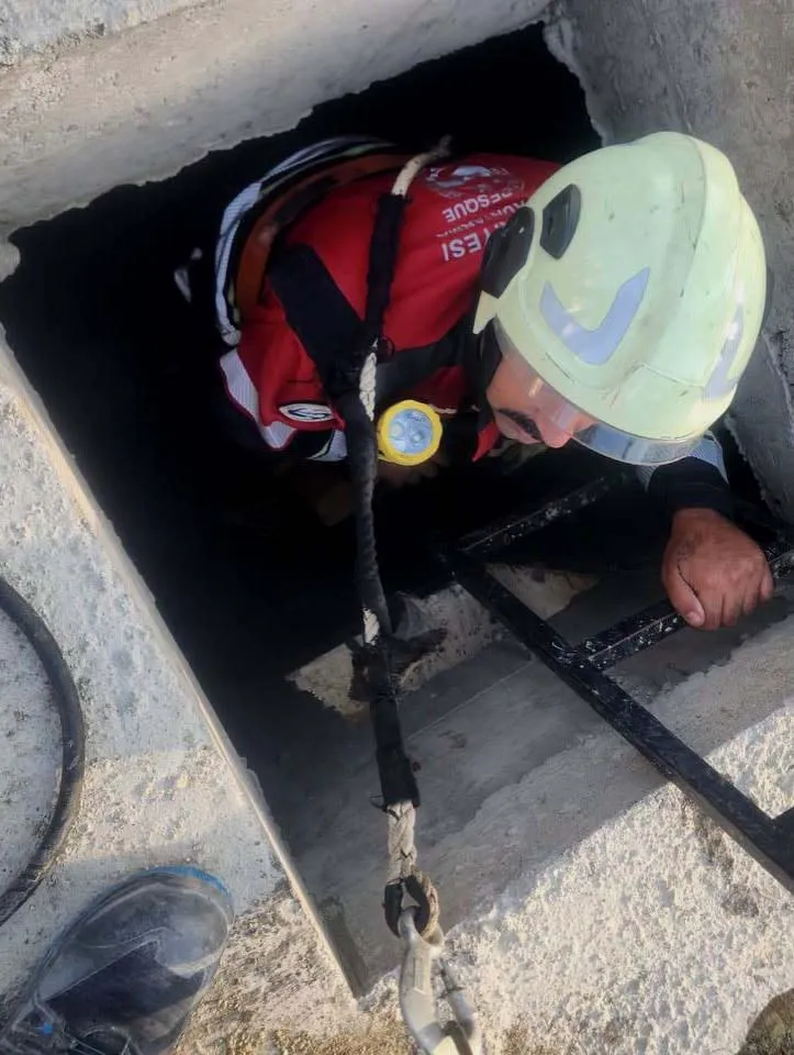 Karlısu'da yürekleri ağza getiren kurtarma operasyonu