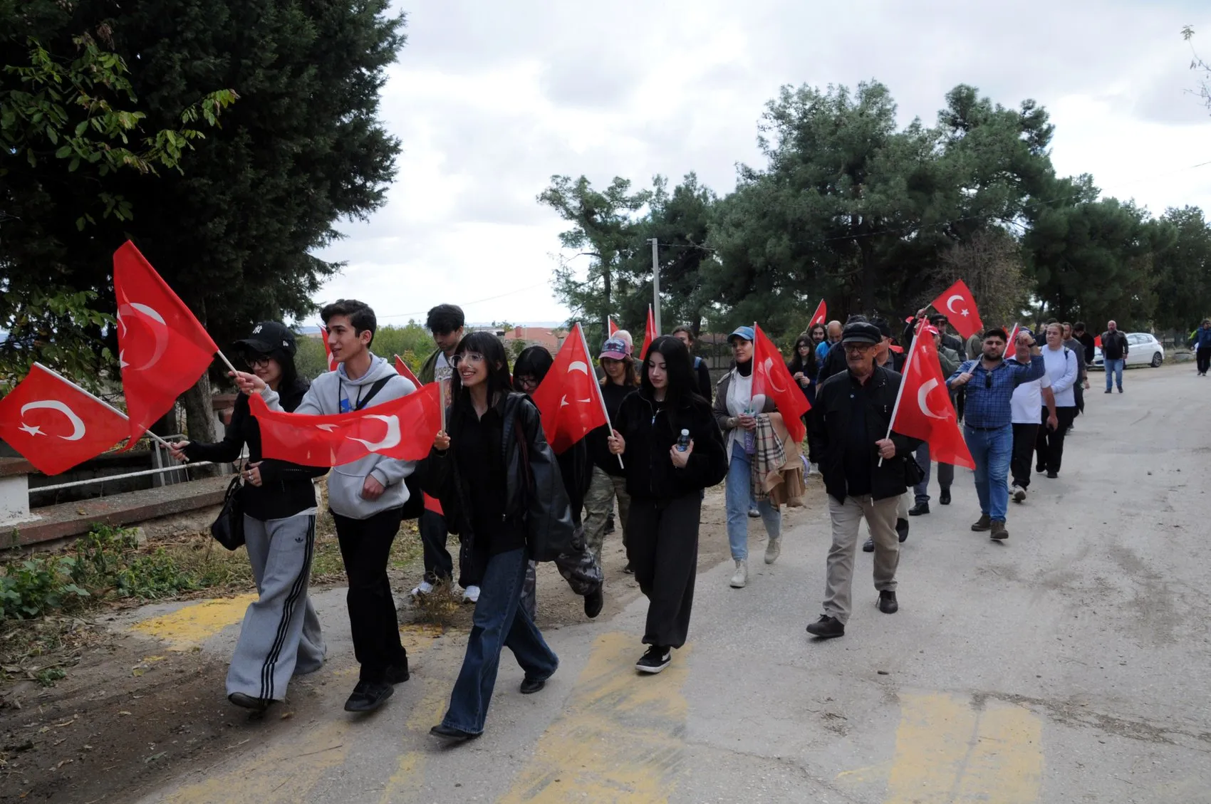 Tarihin dönüm noktası Edirne'de anıldı: 4 kilometrelik vefalı yürüyüş