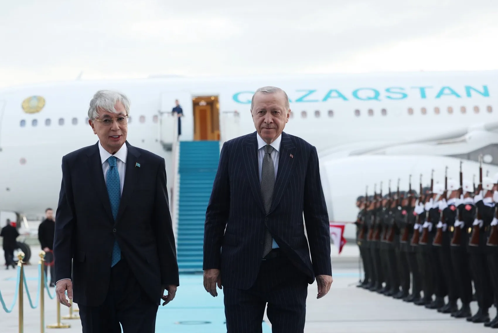 Ankara'da tarihi zirve: Kazakistan lideri Tokayev için görkemli karşılama