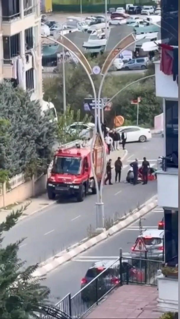Çatalca'da yürekleri ağza getiren kaza: İtfaiye aracının çarptığı çocuk yaşam mücadelesi veriyor