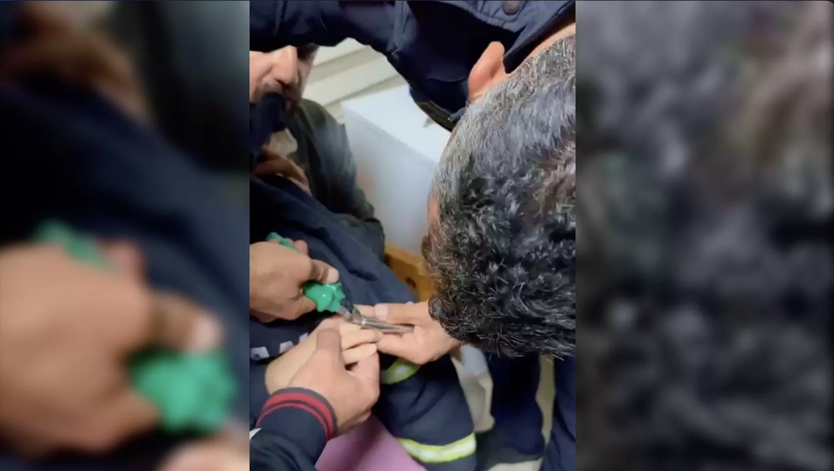 Oyun oynarken kabusu yaşadı: Minik Berfin'in parmağı boruya hapsoldu